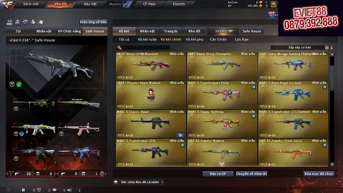 shop acc cf uy tin gia re